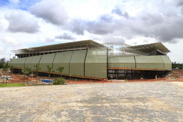 Aps morte, Ministrio do Trabalho interdita parte das obras na Arena Pantanal