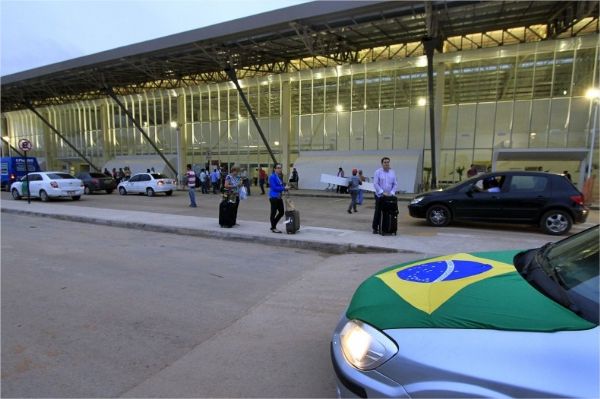 Novo setor de desembarque  liberado no Aeroporto Marechal Rondon; fotos