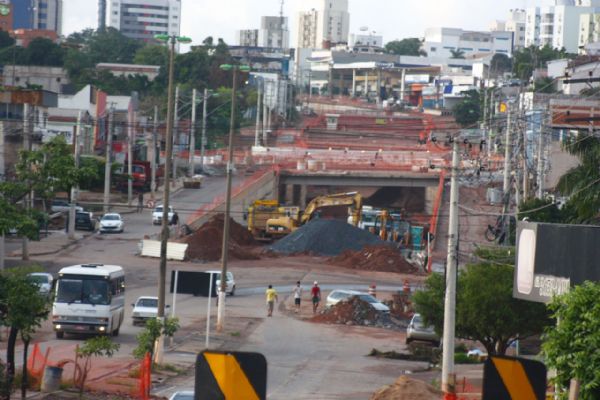 Trincheira Jurumirim  uma das obras de mobilidade urbana mais atrasadas