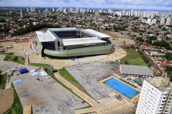 Aps quase 4 anos em obras, a Arena Pantanal est praticamente pronta para a entrega