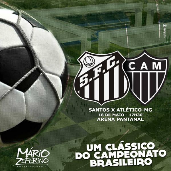 Mario Zeferino confirma jogo entre Santos e Atltico (MG) na Arena Pantanal