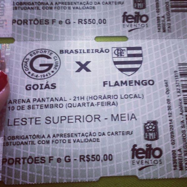 Venda de ingressos para jogo entre Flamengo e Gois  suspensa