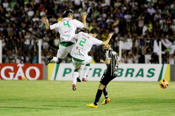 Luverdense em seu desafio contra o Corinthians: time jogou bem e deu muito trabalho ao campeo mundial