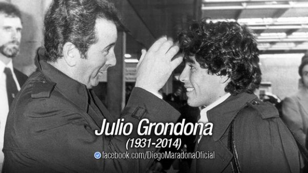 Desafeto, Maradona posta foto ao lado de Grondona, e Messi lamenta morte: 'Dia muito triste'