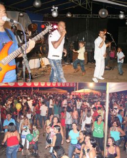 O carnaval de Aragarças acontece às margens do rio Araguaia na avenida Beira Rio