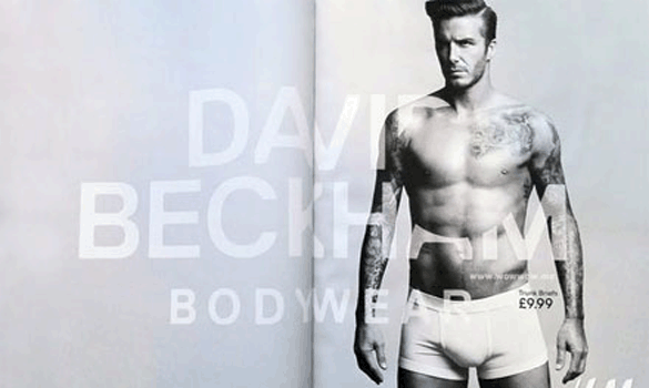 Enchimento na cueca? 'Não preciso disso', diz jogador David Beckham <font color=orange>(veja fotos)</font>
