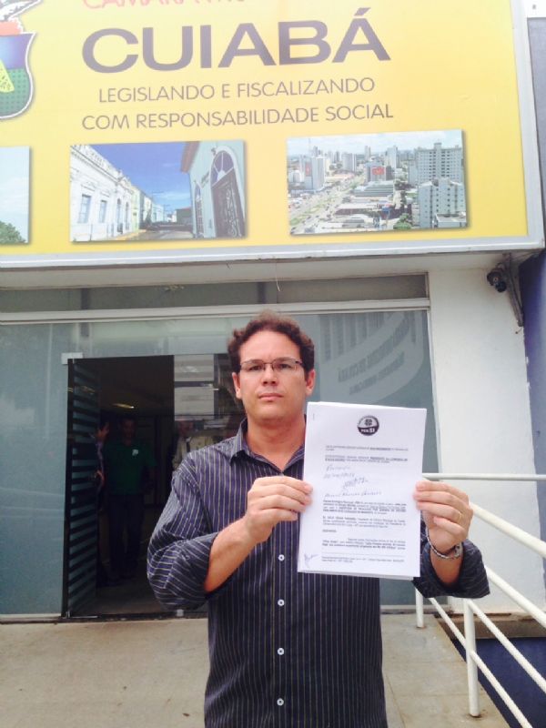 Partido pede investigação de fraude e afastamento de Júlio Pinheiro da presidência da Câmara de Cuiabá