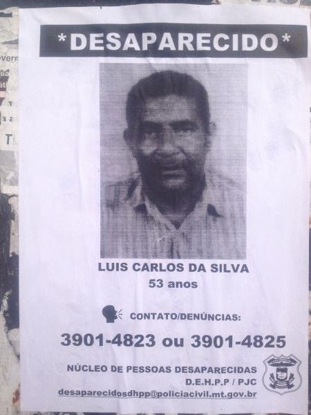 Homem de 53 está desaparecido; Polícia Civil cogita homicídio