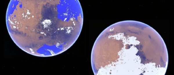 Estudo indica que Marte foi frio e coberto de gelo