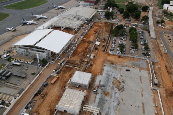 Aeroporto Marechal Rondon, em Vrzea Grande, ainda vem sendo preparado para o Mundial 2014