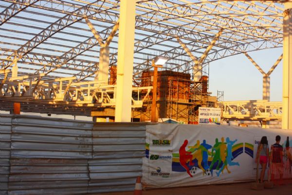 Aeroporto Marechal Rondon est com 23% da obra concluda, afirma Infraero;  veja imagens 