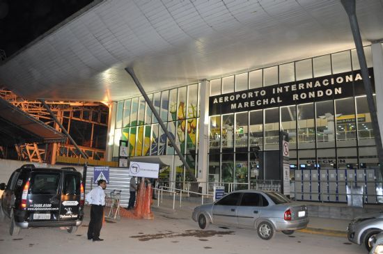 Aerporto Marechal Rondon continua em obras e situao  complicada