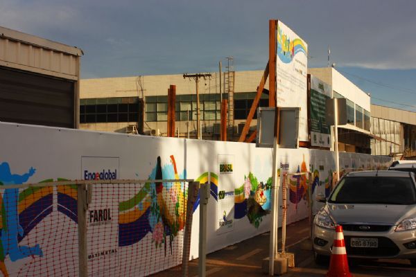 Obras do aeroporto Marechal Rondon apresentam evoluo em abril
