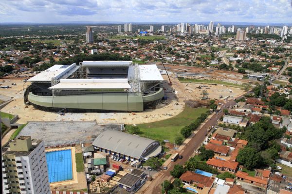Arena Pantanal est fora do torneio de futebol das Olimpadas