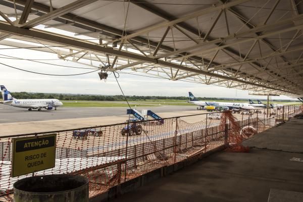 At dezembro obras no aeroporto Marechal Rondon atingiram apenas 44%; confira panorama