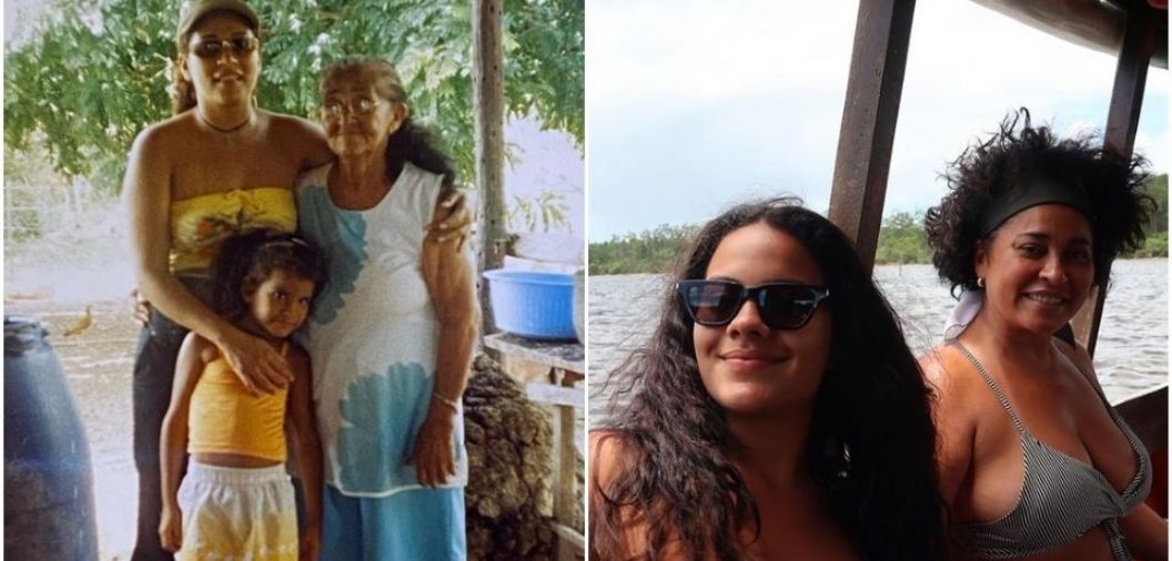 Bella Campos mostra fotos antigas da famlia cuiabana em homenagem de Dia das Mes
