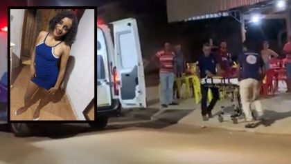 Grvida e beb so mortos com cinco tiros em bar no interior de Mato Grosso