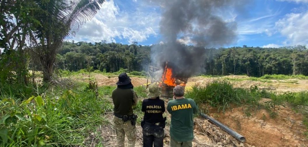 PF deflagra operao contra crimes ambientais em terra ndigena de MT