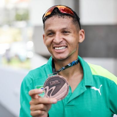 Mato-grossense do Projeto Olimpus fatura o bronze no Ibero-Americano de Atletismo