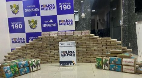 Polcia apreende 300 kg de cocana e maconha avaliadas em R$ 10 milhes na MT-430