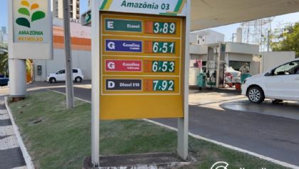 Posto de Cuiabá vende litro do etanol por R$ 3,89; queda de R$ 0,81