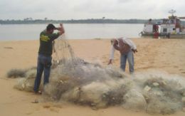 Pesca predatria no rio Araguaia