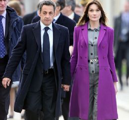 Jornal francs diz que Nicolas Sarkozy e Carla Bruni tm amantes