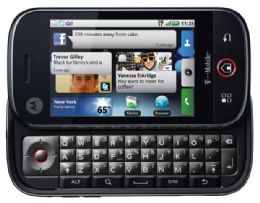 Motorola lana seu primeiro telefone com sistema Android, o Cliq