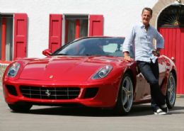 Schumacher testa Ferrari 599 GTB HGTE