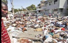 Haiti enterrou 70 mil mortos em covas coletivas, diz governo local