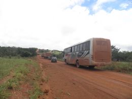 A promessa  de asfaltar 274 km na MT 100 de Alto Araguaia a Araguaiana