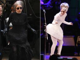 Lady Gaga usa trajes assinados por estilista brasileiro em evento nos EUA