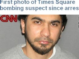 TV mostra 1 foto ps-priso do acusado de ataque a Times Square