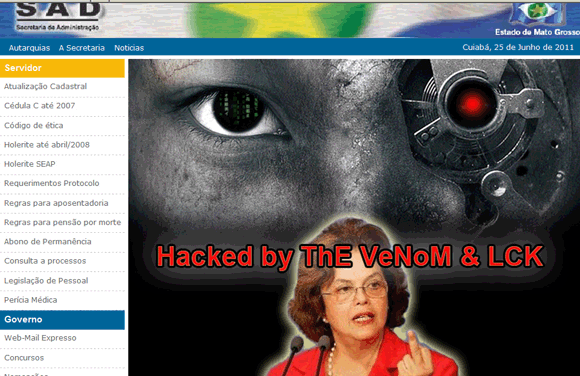 Hackers atacam site da SAD e governo investiga invaso