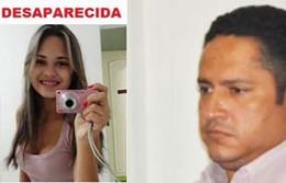 Maiana Mariano, 16 anos - desaparecida e Rogrio Amorim, 38 anos, namorado da estudante