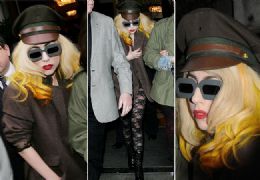 Lady Gaga passeia em Londres e chama a ateno de novo, por causa de seu look