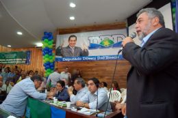 Percival Muniz declara apoio a Jaime no encontro regional do DEM