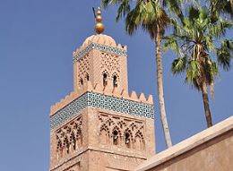 Mesquita Koutobia, em Marrakech