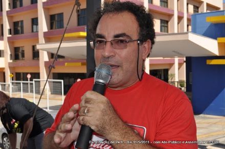 Pedro Aparecido de Souza  presidente do Sindicato dos Trabalhadores do Judicirio Federal em Mato Grosso