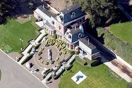 Imagem mostra o rancho Neverland, de Michael Jackson, localizado em Santa Brbara, nos EUA, onde acontecer o funeral do cantor