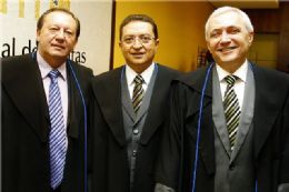 Novelli, Albano e Joaquim integraro a Mesa Diretora do TCE durante o binio 2010/2011