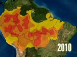 Infogrfico revela mapa da seca em 2010