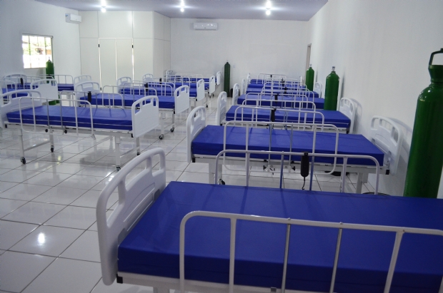 Municpio constri hospital de campanha com 30 leitos de enfermaria para atender pacientes com Covid-19
