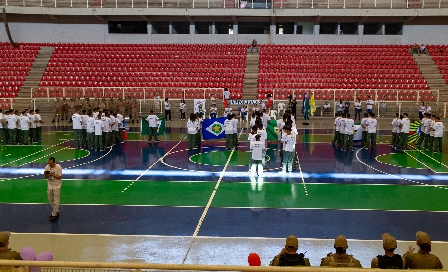 Adolescentes participam da I Olmpiada do Sistema Socioeducativo de Mato Grosso