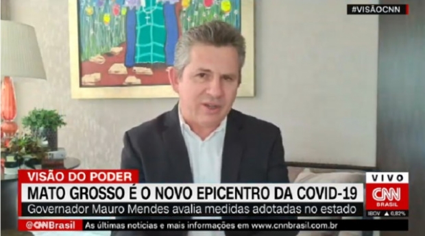 Governador critica Emanuel Pinheiro em rede nacional por no abrir leitos de UTI