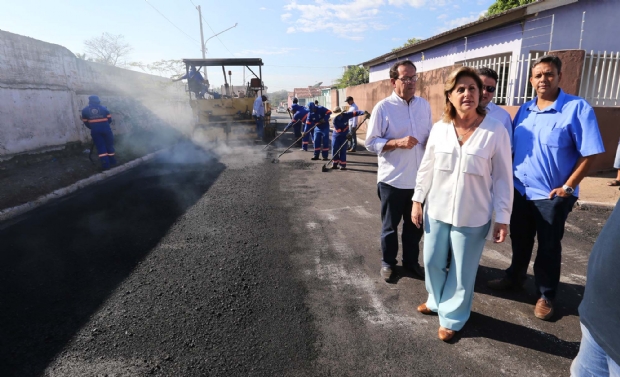 De gs renovado, Lucimar fiscaliza R$ 40 milhes em obras de asfalto e sade em VG