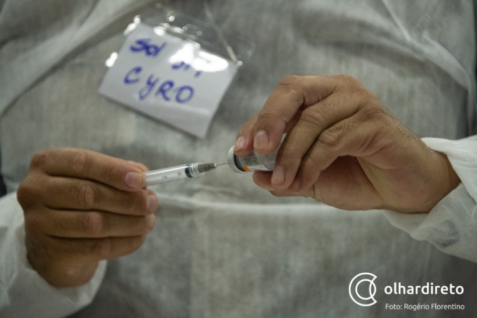 Mais de 80% dos adultos em Cuiab j completaram esquema vacinal contra Covid-19