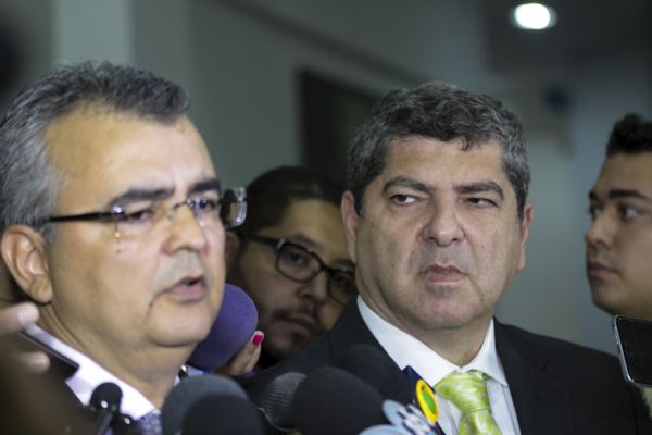 Em discurso, Guilherme Maluf e Paulo Taques negam submisso e destacam independncia do Legislativo em MT
