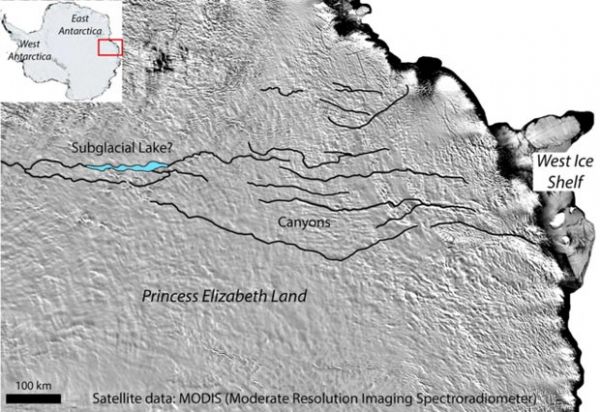 Cientistas dizem ter encontrado abismo gigantesco escondido sob o gelo da Antrtida