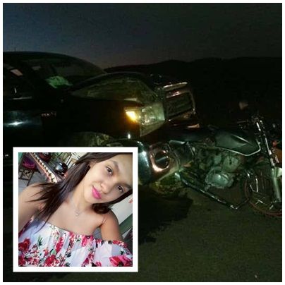 Caminhonete importada bate em moto e mata adolescente de 17 anos em rodovia estadual